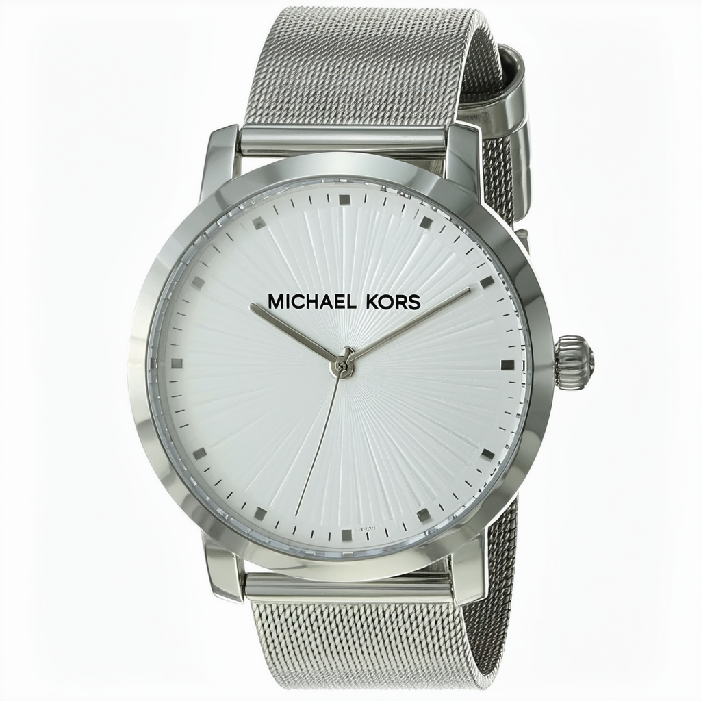 Michael Kors Women's MK3837 Portia Analog Display Analog Quartz Silver Watch