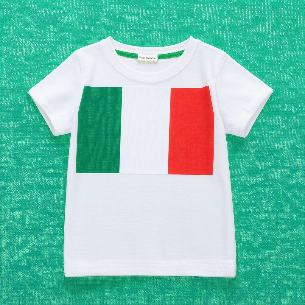 Threadrock Little Boys' Flag of Italia Toddler T-Shirt