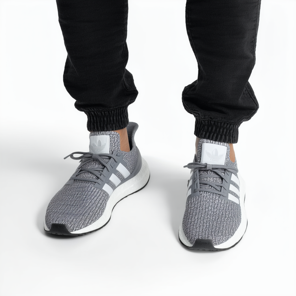 adidas Mens Casual Shoes LONGLINE Grey SZ 14