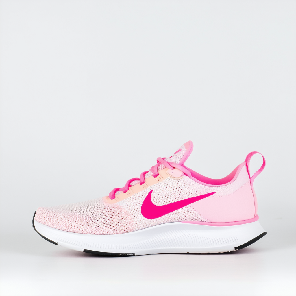 Nike Women's Sail Ion Pink Pink Force Free Run+ 2 Ext Running Sneaker 536746-101