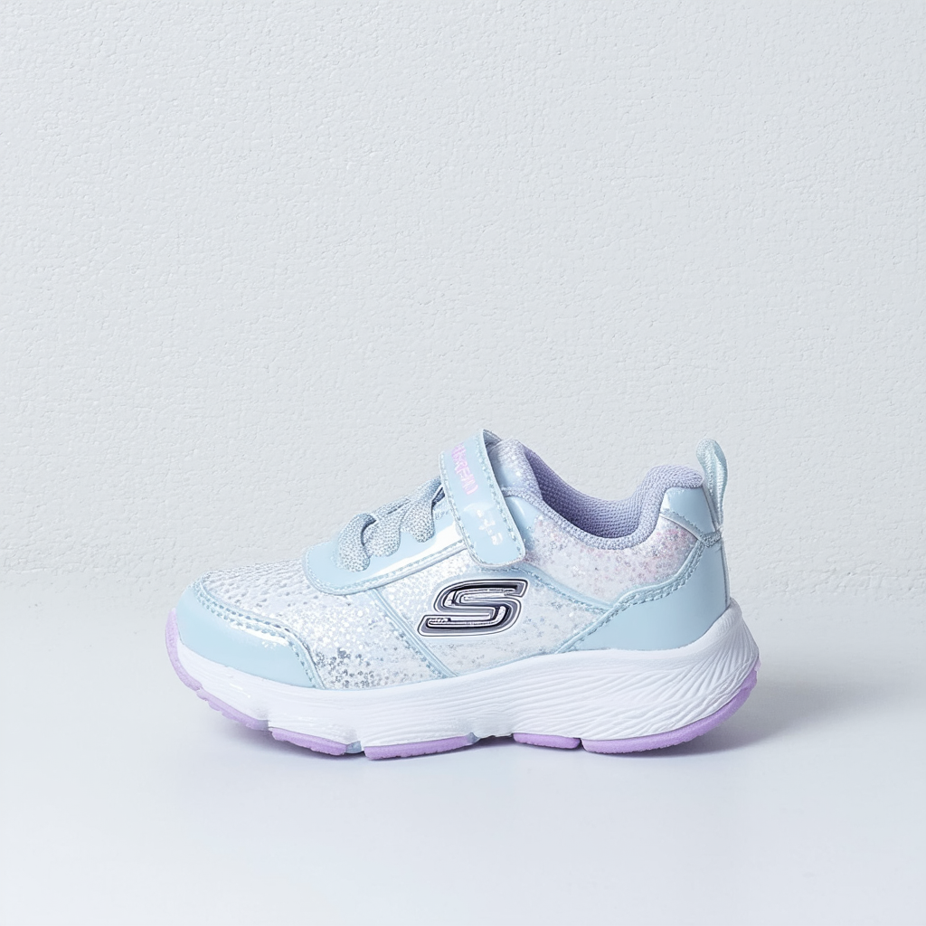 Skechers Unisex-Child Go Run 400-Sparkle Sneaker