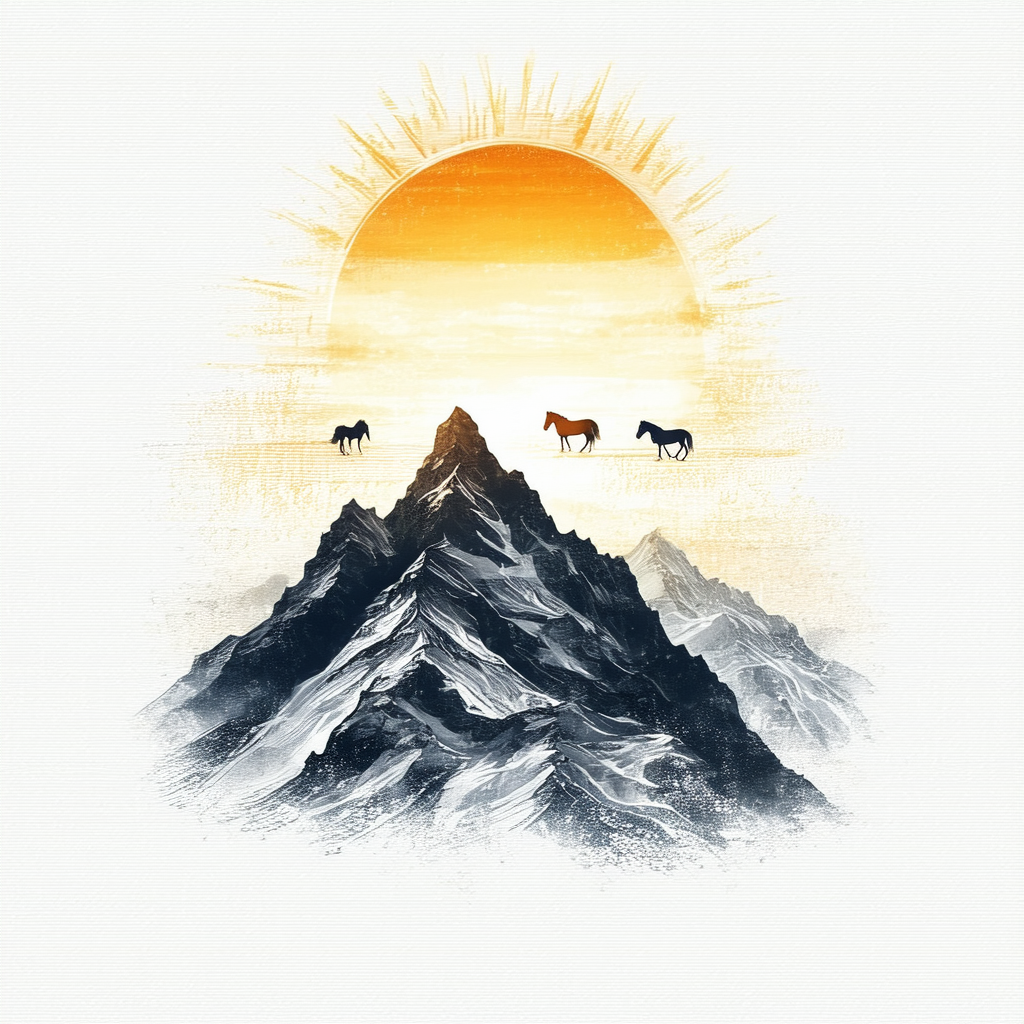 The Mountain Horses and Sun