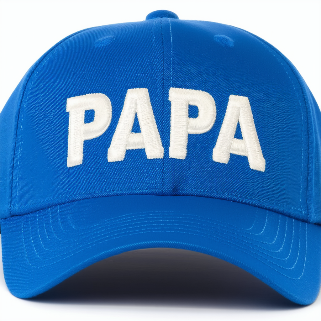 CafePress PAPA Design (Blue) Cap Baseball Cap