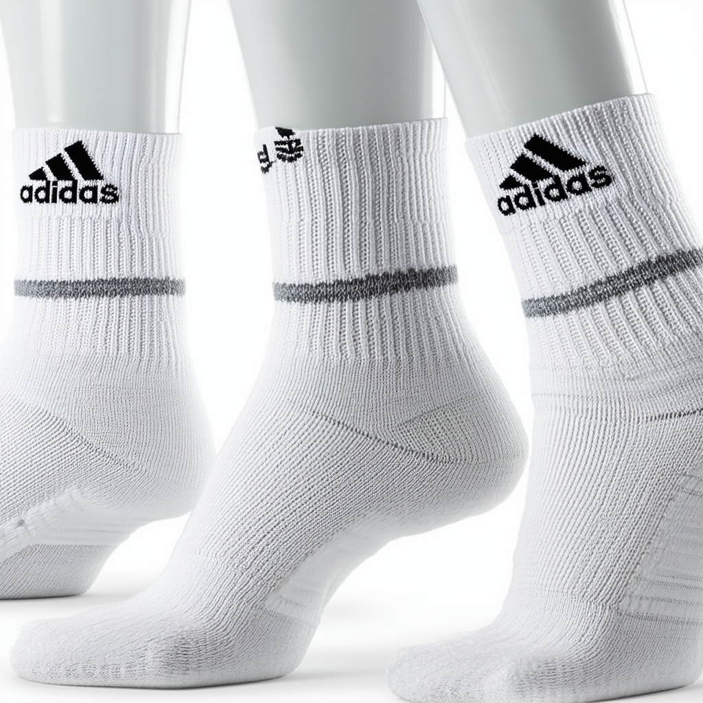 adidas Adult Traxion Tennis Single Crew Socks