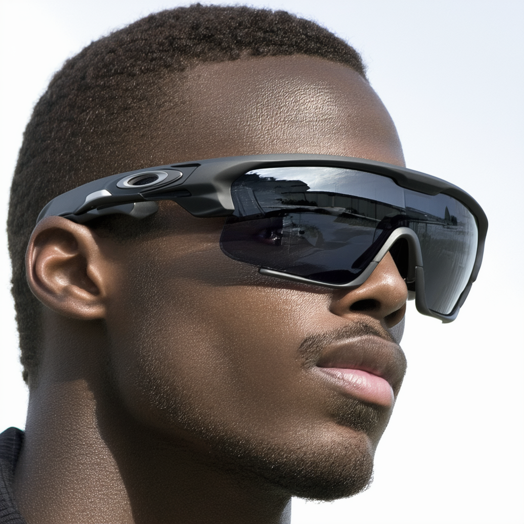Oakley Men's Oo9052 Radar Pitch Rectangular Sunglasses, Matte Black/Grey, 35 mm