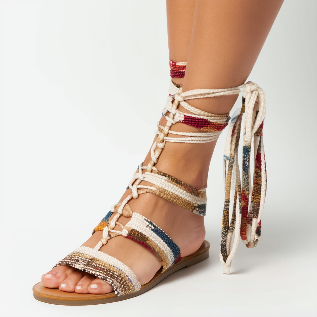 Steve Madden Women's Cailin Gladiator Sandal, Natural/Multi, 9 M US