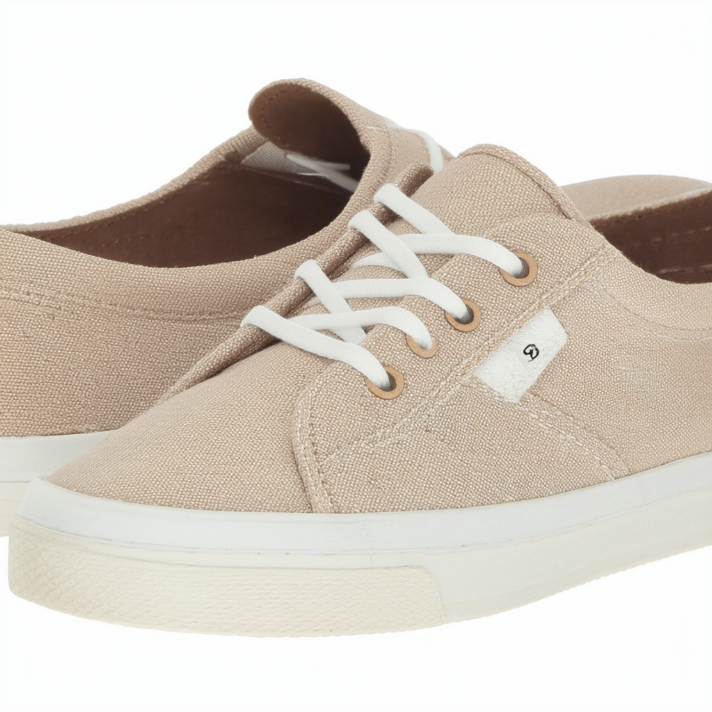 Roxy Women's Bayshore Slip On Sneaker Shoe Fashion, Sesame/White, 6.5 M US