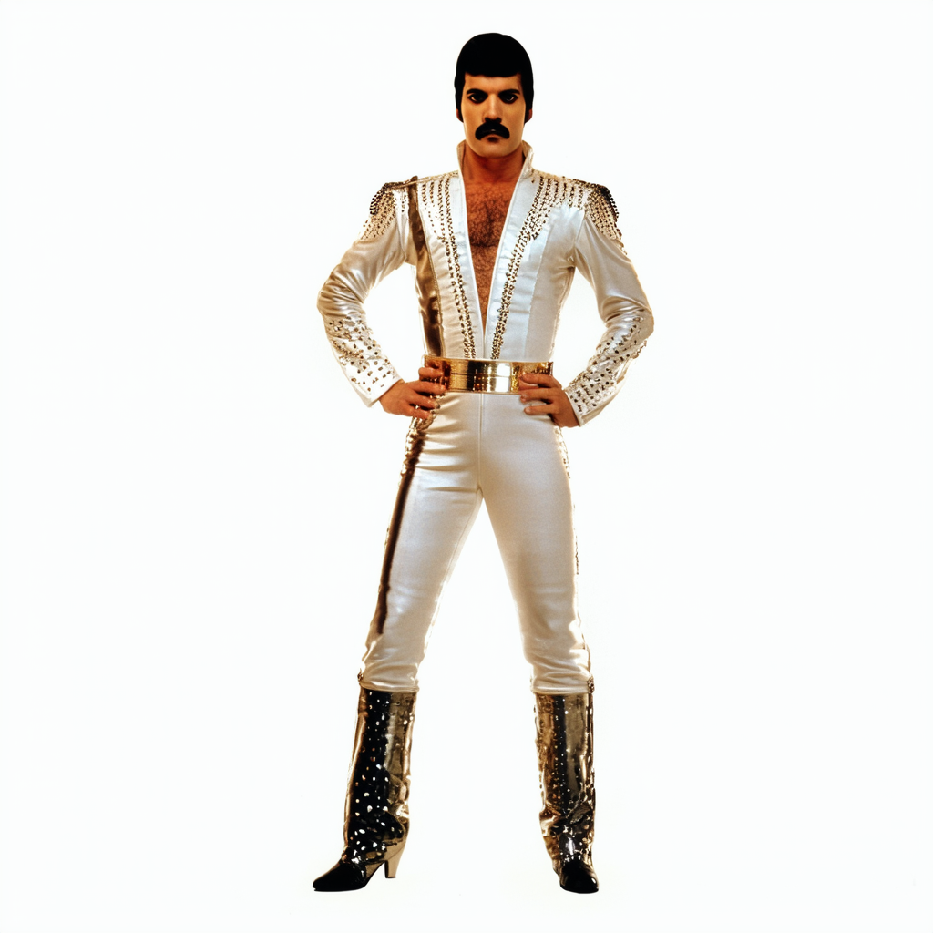Freddy Mercury Jumpsuit Costume