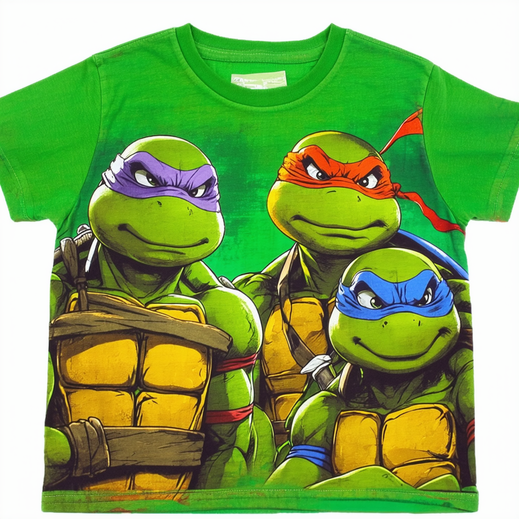Teenage Mutant Ninja Turtles TMNT Men's Green T-Shirt Tee Shirt