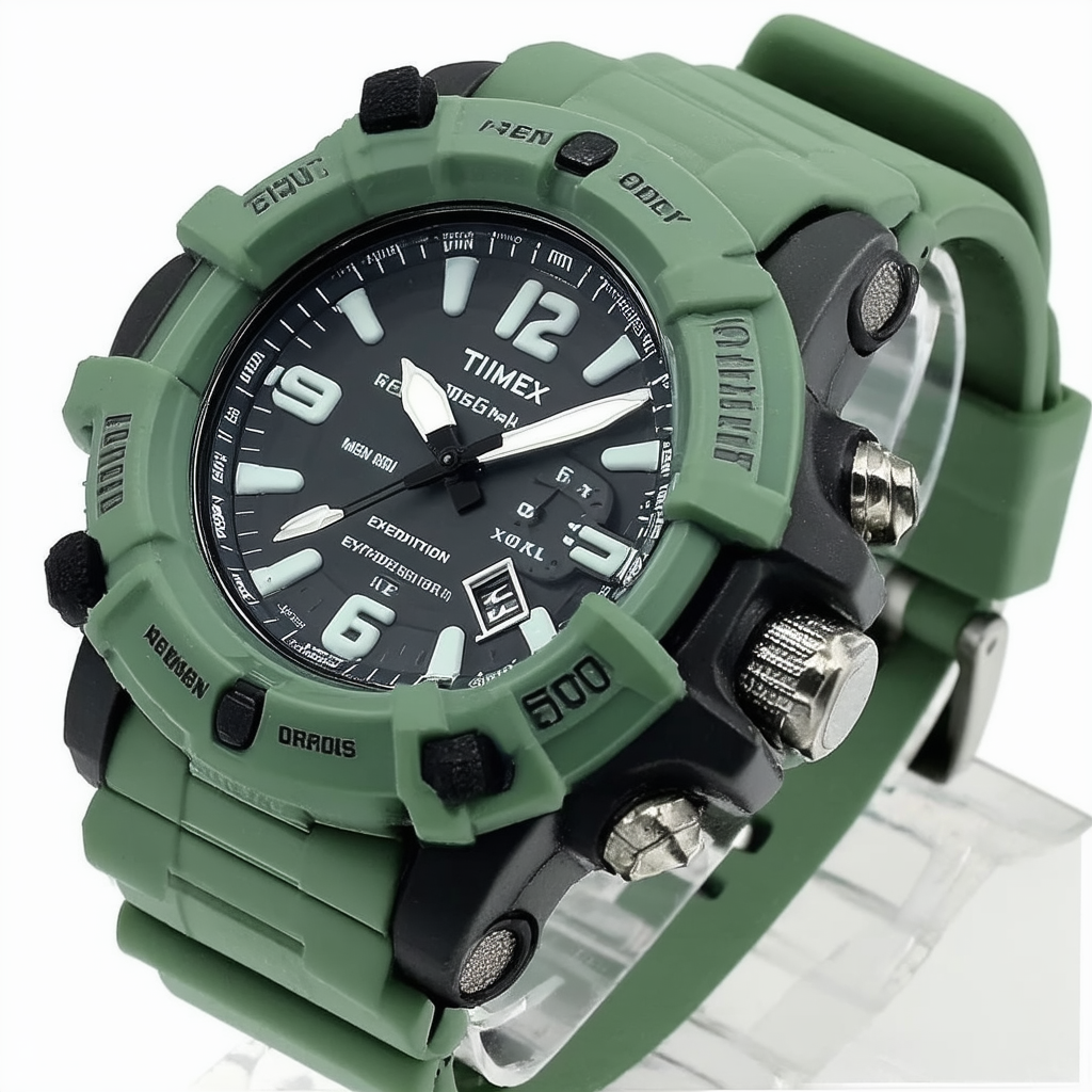 Timex Men's T499519J Expedition Shock XL Green Resin Watch