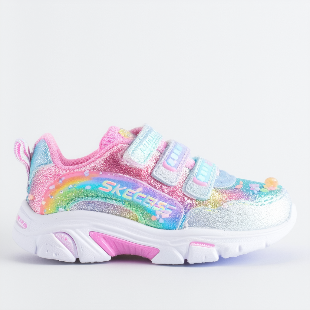 Skechers Little Kid/Big Kid Shuffles-Rainbowlicious Sneaker
