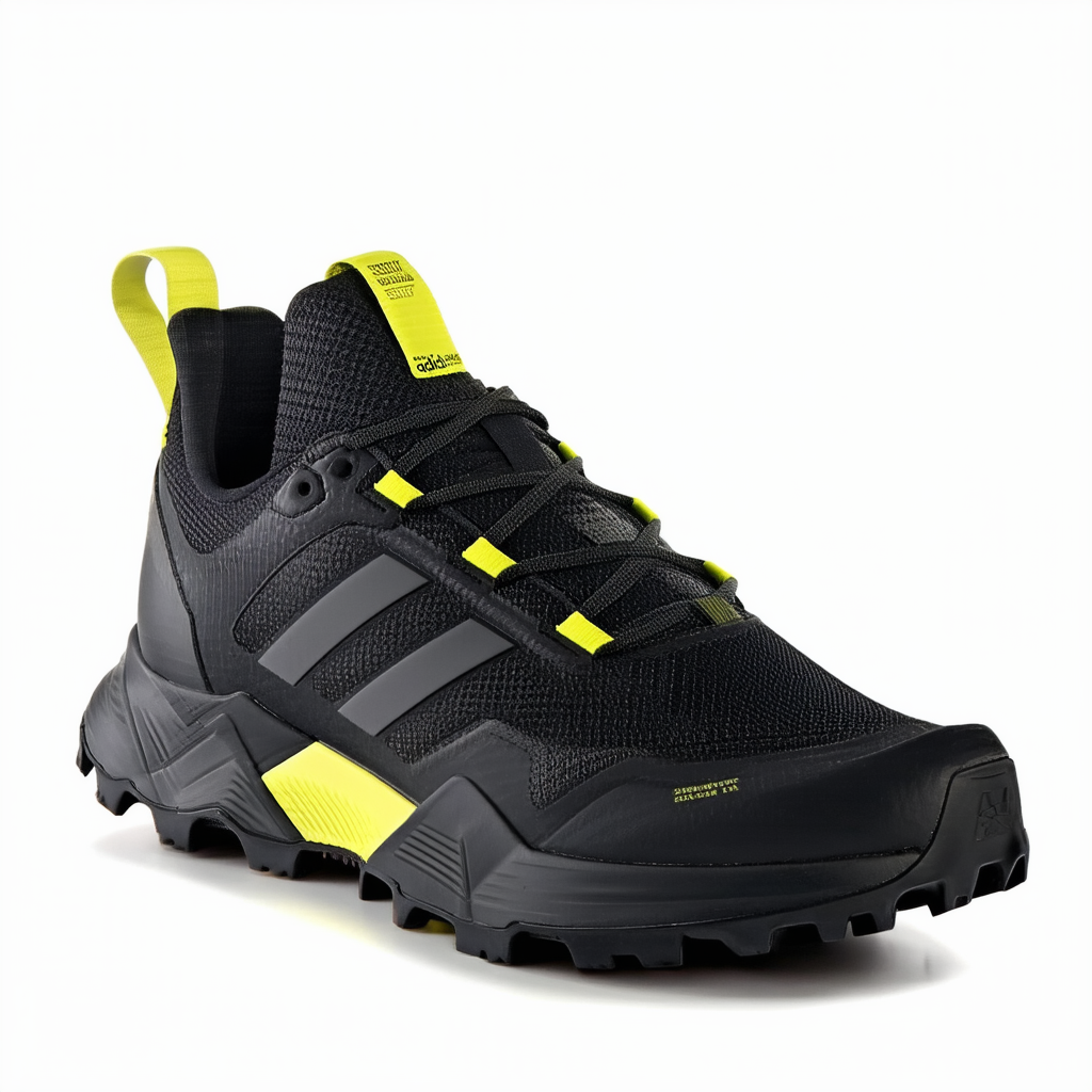 adidas Outdoor Mens Terrex Swift R Black/Solar Yellow/Utility Black Sneaker 11 D (M)