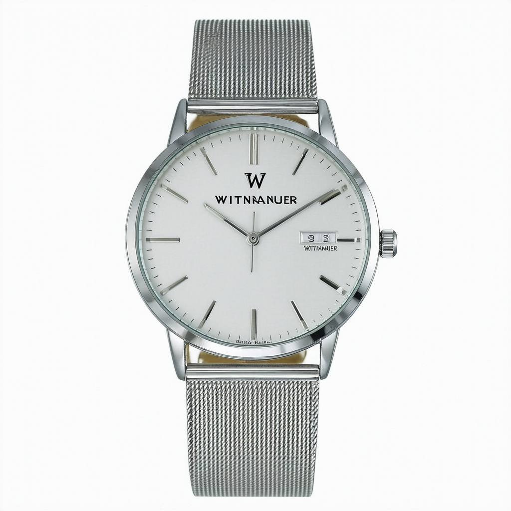 Wittnauer Men's Quartz Stainless Steel Casual Watch, Color:Silver-Toned (Model: WN3067)