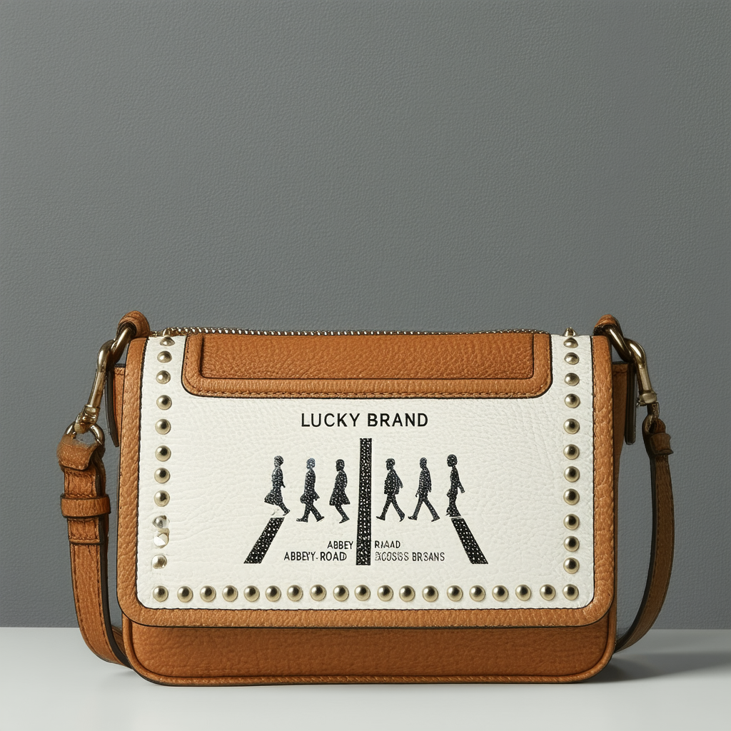 Lucky Brand Studded Abbey Road Cross Body Bag