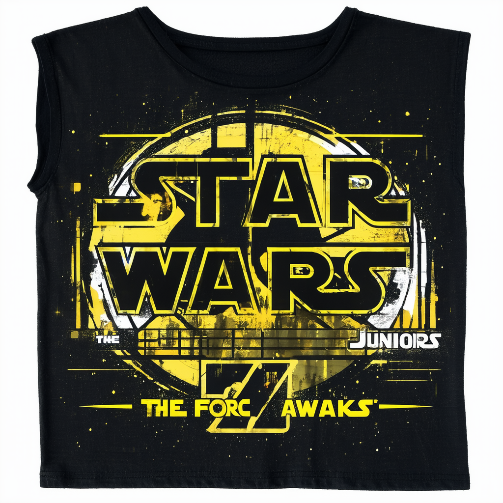 Star Wars Juniors' Episode 7 The Force Awakens Poster Out Group Logo Graphic Tank