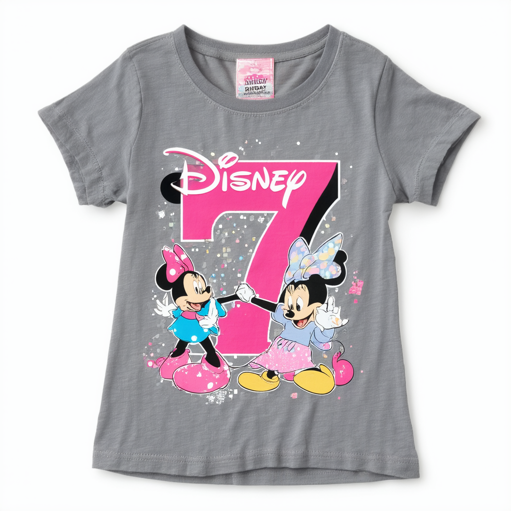 Disney Girl's Birthday Group 7 T-Shirt