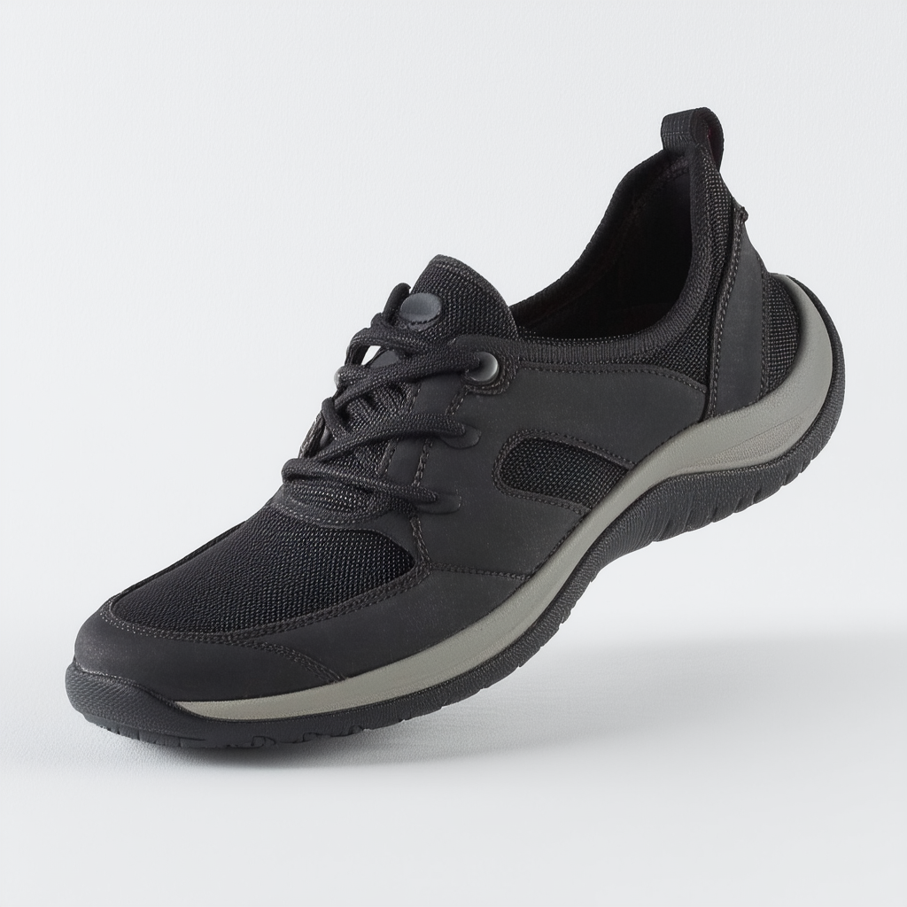 Privo Women's by Clarks Poppy Bloom Fashion Sneaker,Black,7 M US