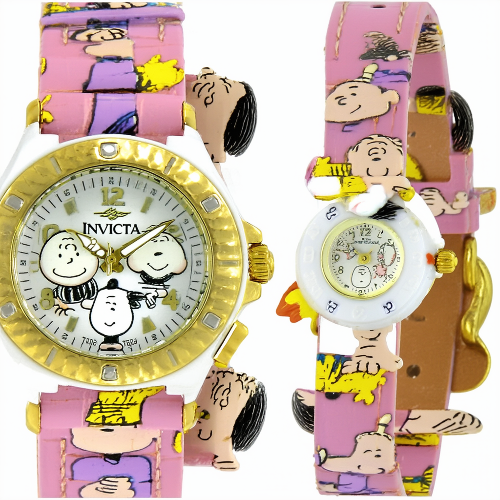 Invicta Peanuts Women's 24882 Character Collection Analog Display Quartz Two Tone Watch