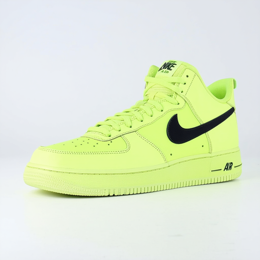 Nike Men's Air Force 1 Volt/Volt/Black Basketball Shoe 9.5 Men US