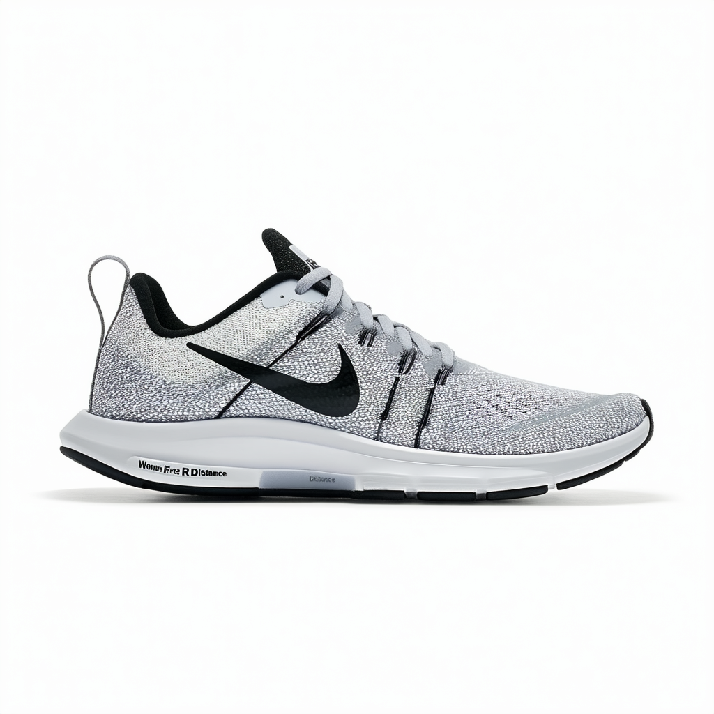 Nike Women's Free Rn Distance 2 Running Shoe (9.5 M US, Pure Platinum/Black/White)