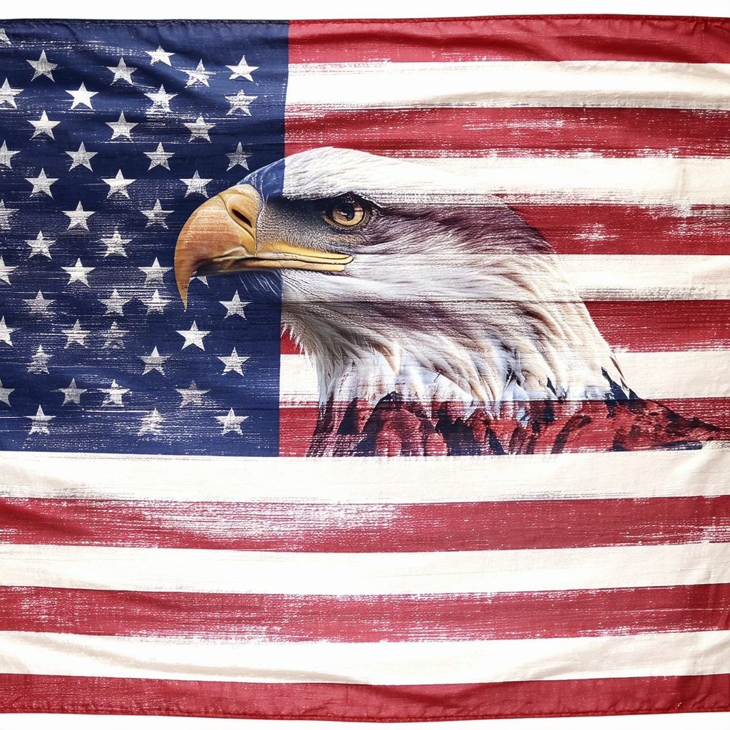 The Mountain American Eagle Flag