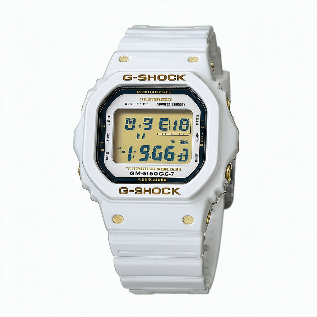 G-Shock GMS5600G-7 White/Gold One Size