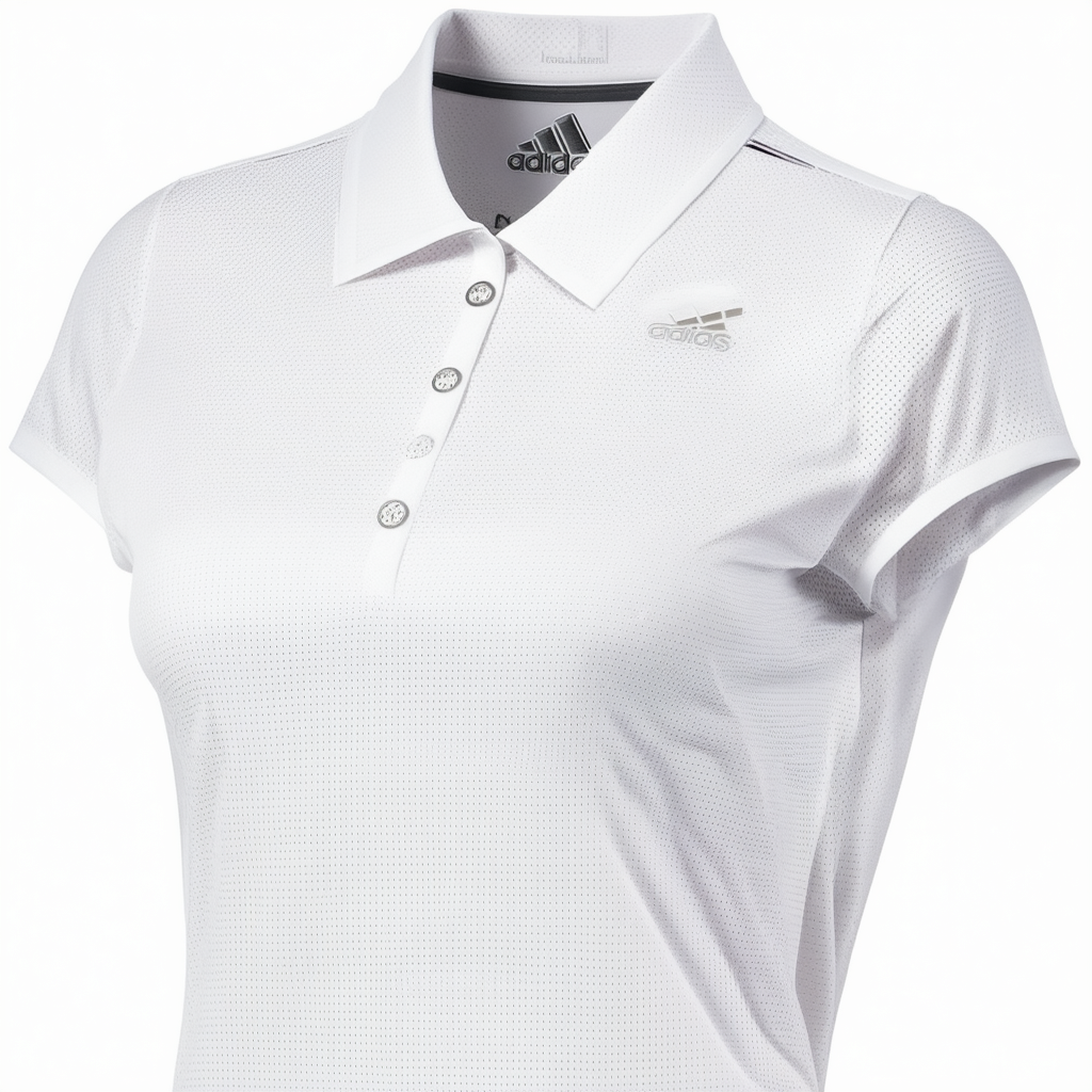 adidas Golf Women's Puremotion Dot Print Sleeveless Polo Shirt