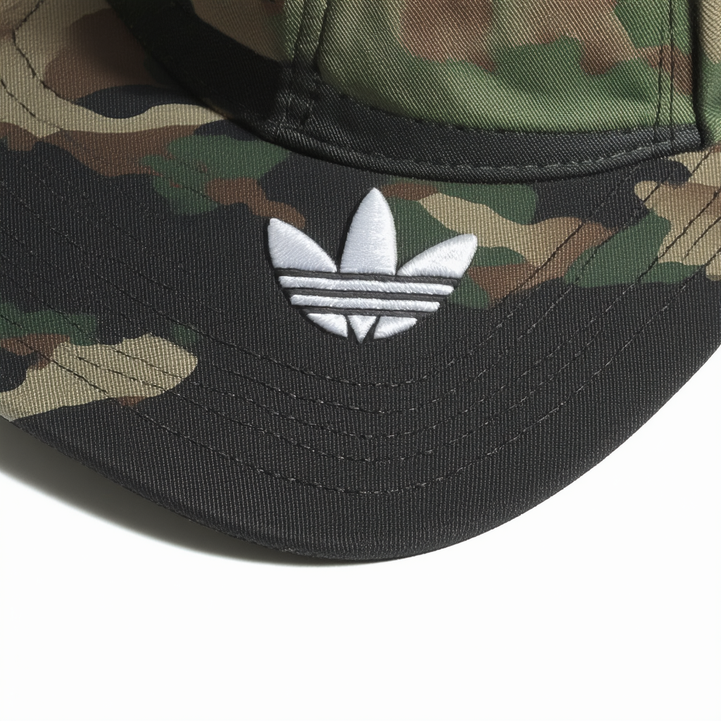 adidas Originals Men's Originals Relaxed Camouflage Trefoil Strapback