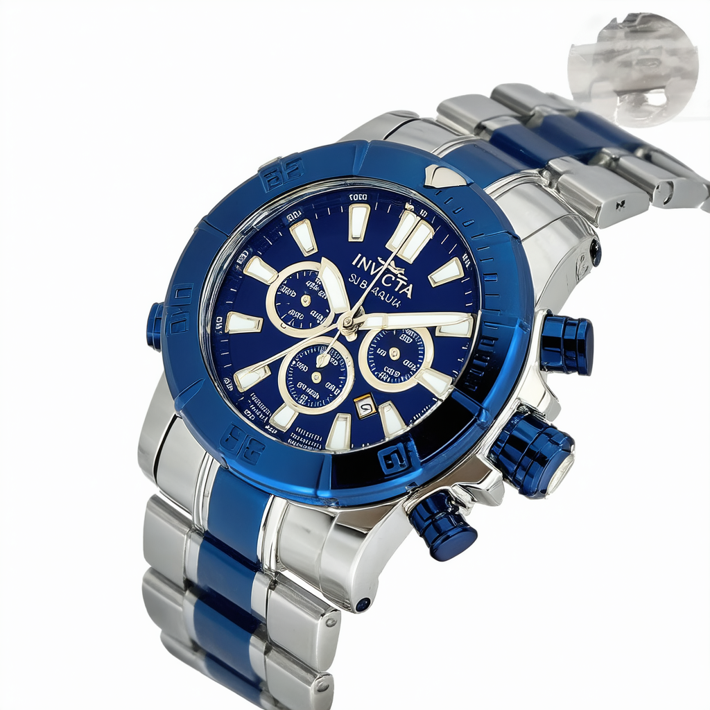 Invicta 34408 Men's 52mm Subaqua Specialty Blue Label Polished Chronograph Watch