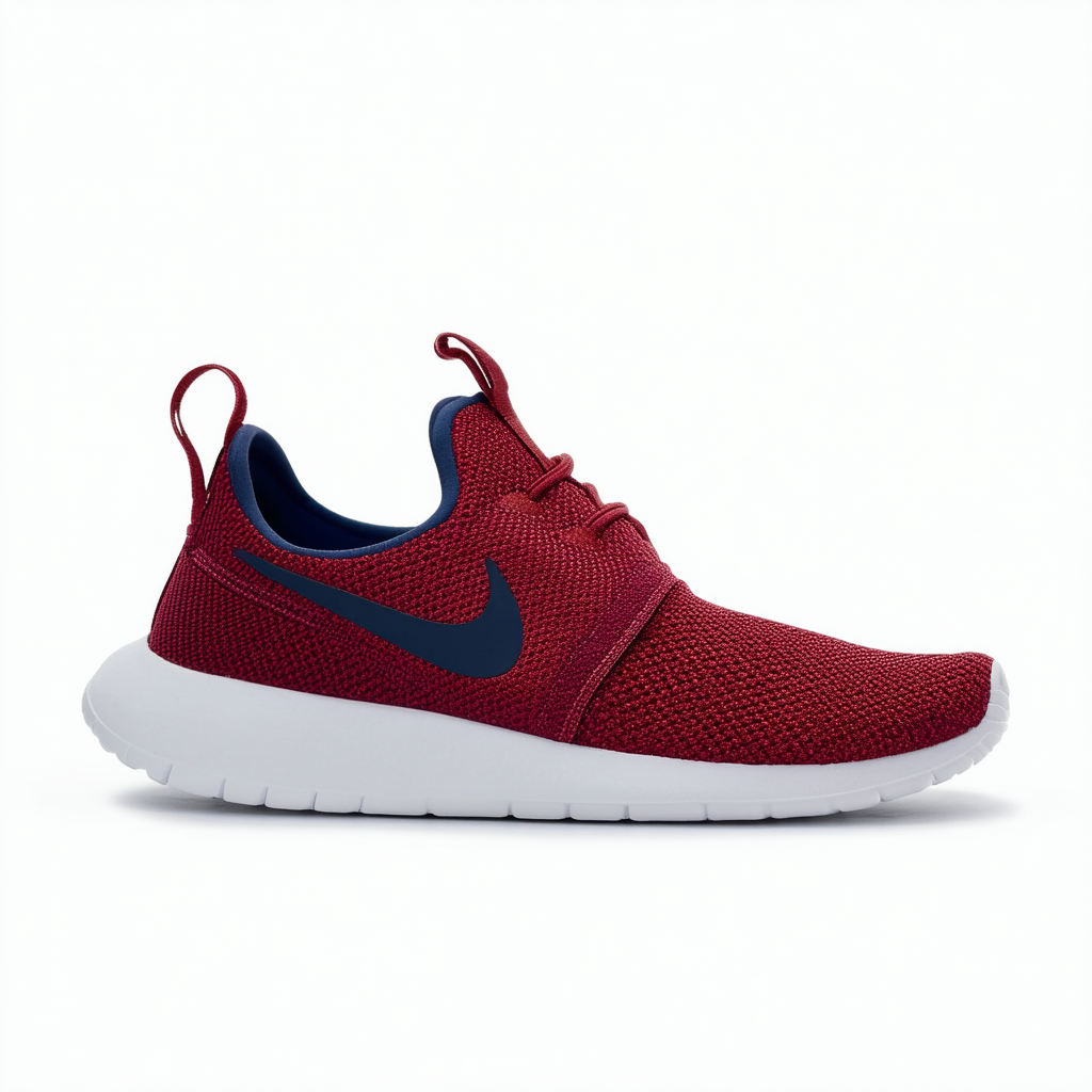 NIKE Men's Rosherun Slip On Dp Brgndy/Frtbl/Antrct/Tm Rd Running Shoe 9.5 Men US