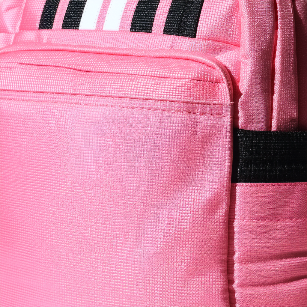adidas Unisex League 3 Stripe Backpack, Glow Pink/Black, ONE SIZE