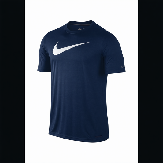Nike Men's Navy Pledge Short Sleeve Dri-Fit Tee