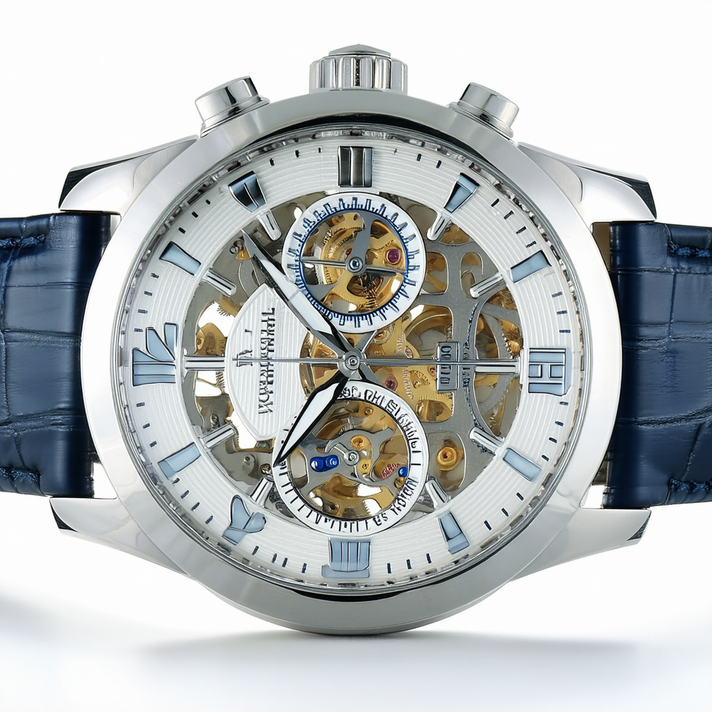 Stuhrling Original Men's 4AT.3375K2 Lifestyle Alpine Automatic Skeleton Watch