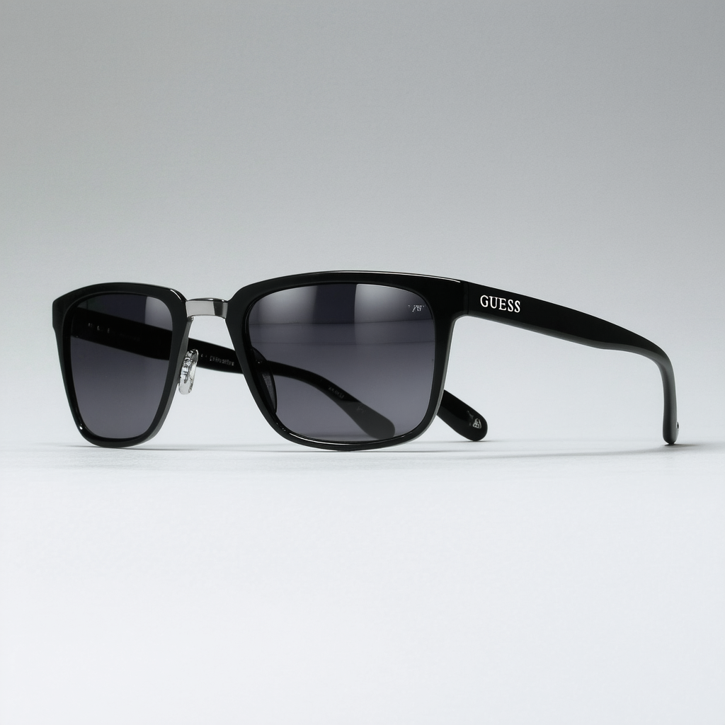 Guess GU6804-BLK-3 Men's Rectangle Black Sunglasses