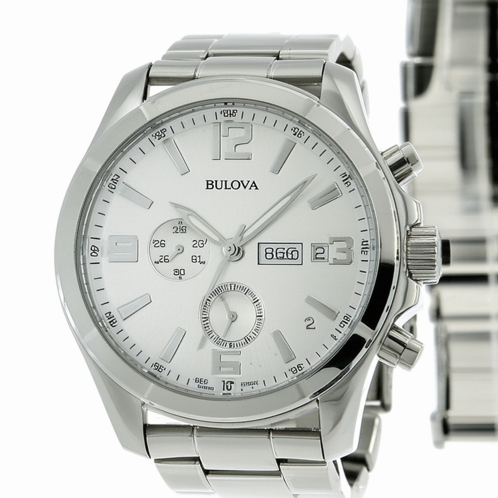 Bulova Men's 96G60 Silver-Tone Watch