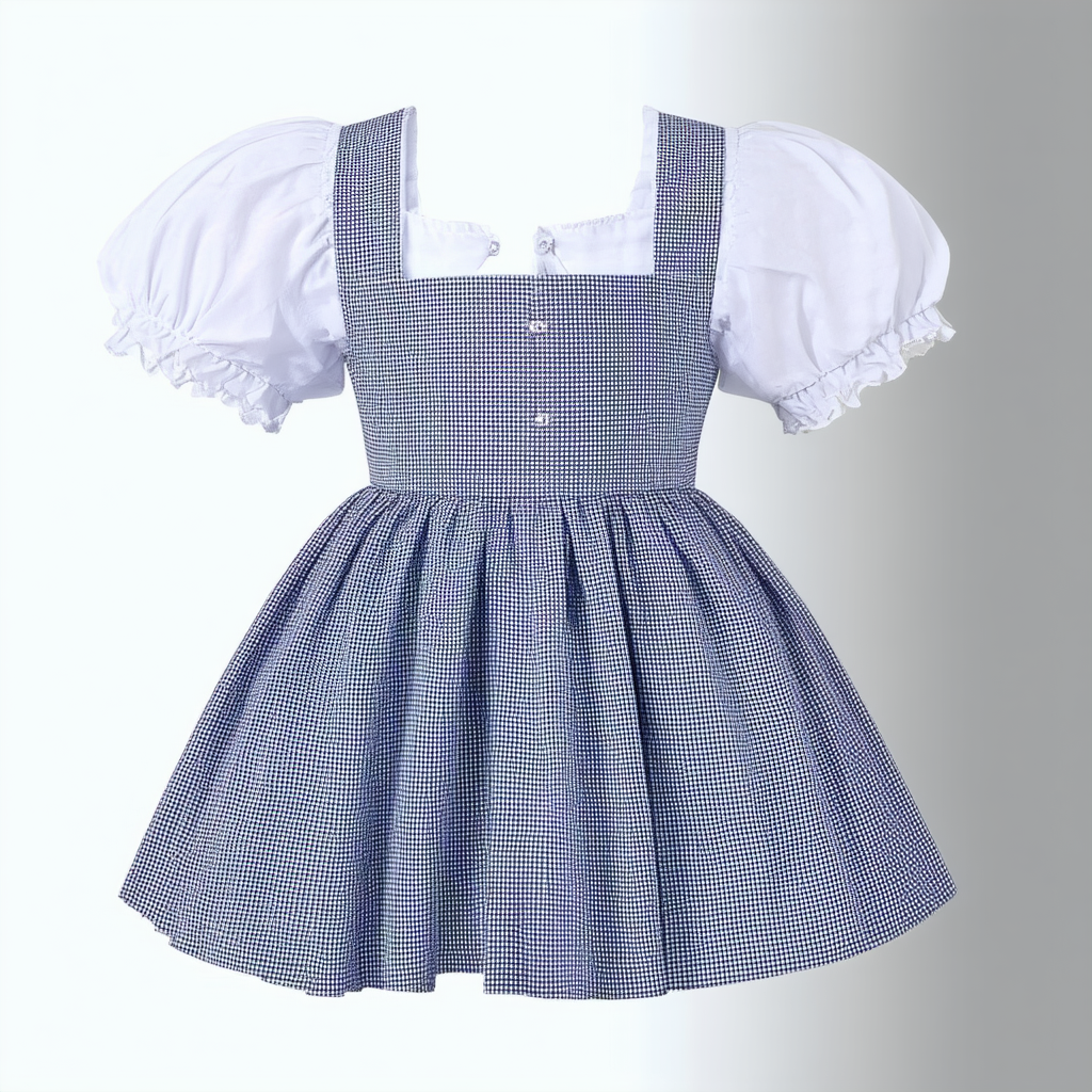 Girls Dorothy Costume Kids Gingham Dress Dorothy Outfit