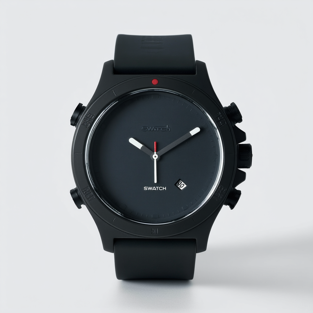 Swatch BIG BOLD BIOCERAMIC BASALT Unisex Watch (Model: SB03B110)