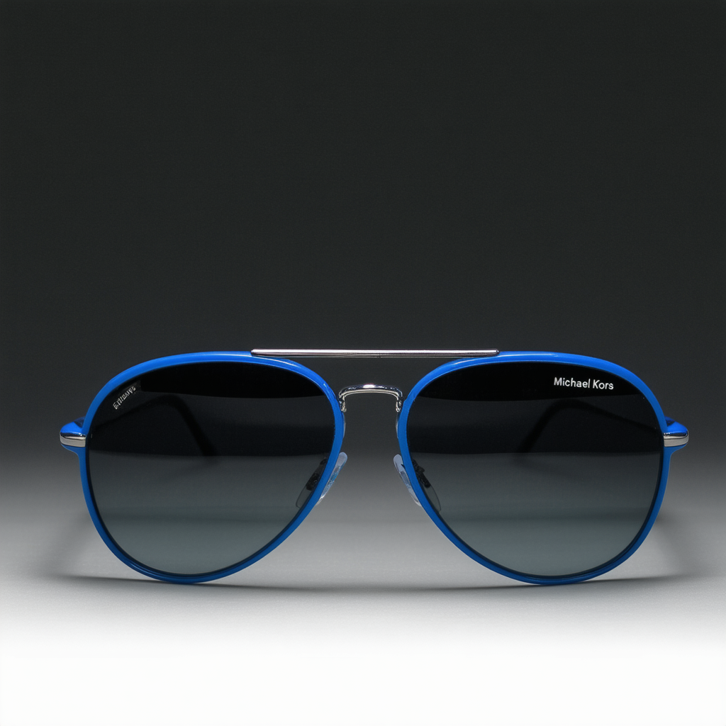 Michael Kors MK Dylan Aviator Sunglasses M2066S 416 Cobalt 58 14 135