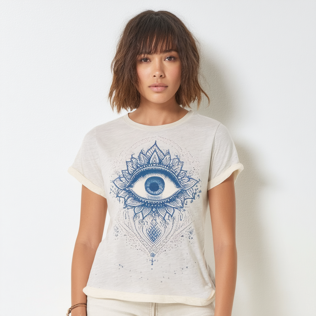 Lucky Brand Women's Lotus Eye T-Shirt