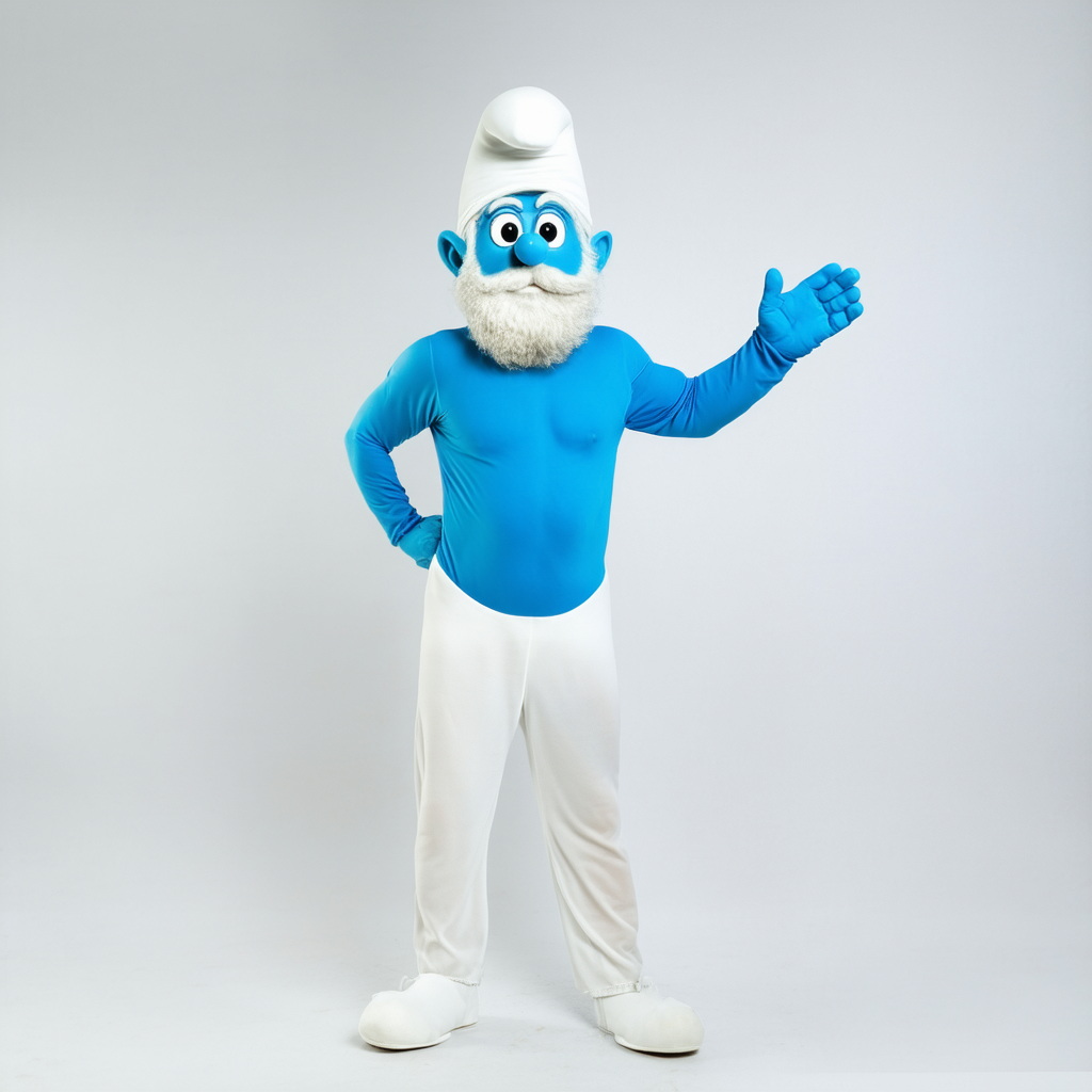 The Smurfs Adult Papa Smurf Costume