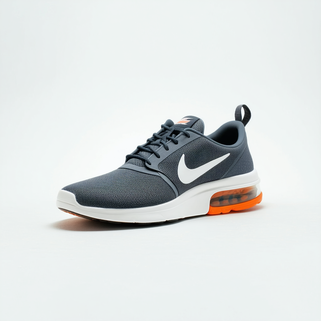 Nike Stefan Janoski Max Mens Sneakers, New Slate/White/Atomic Mango, 8.5 D(M) US