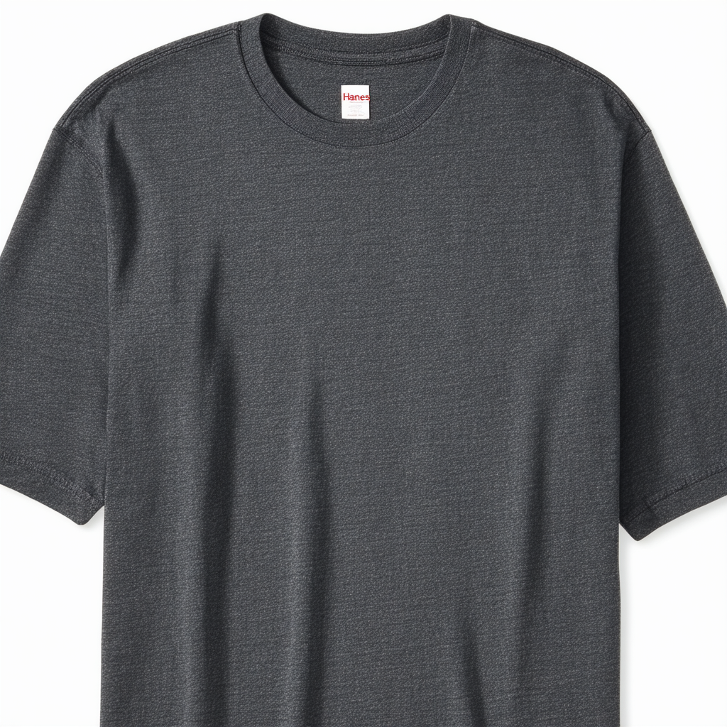 Hanes ComfortBlend EcoSmart Crewneck Men's T-Shirt_Charcoal Heather