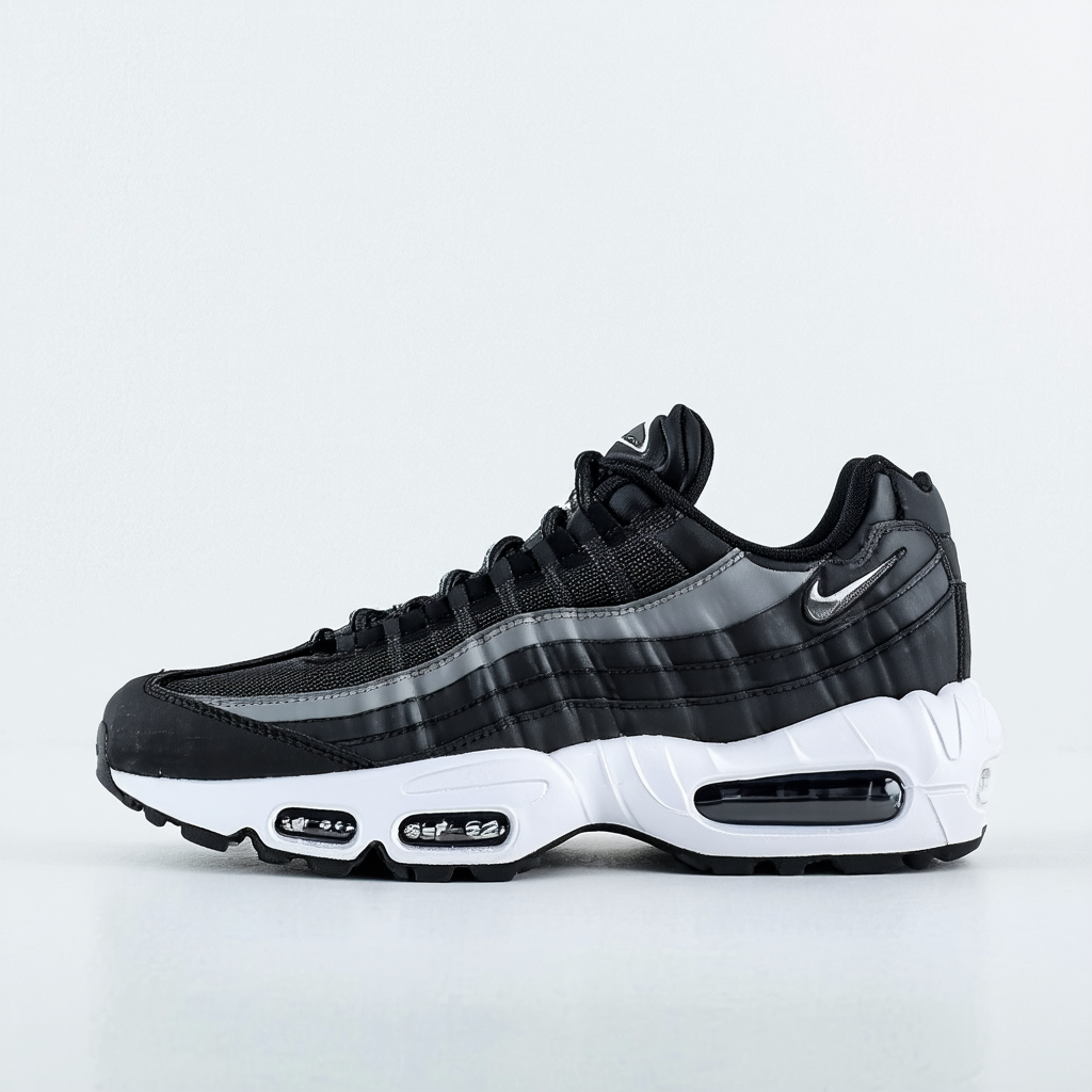 Nike Air Max 95 Premium Men's Shoes Black/Black 538416-016 (9.5 D(M) US)
