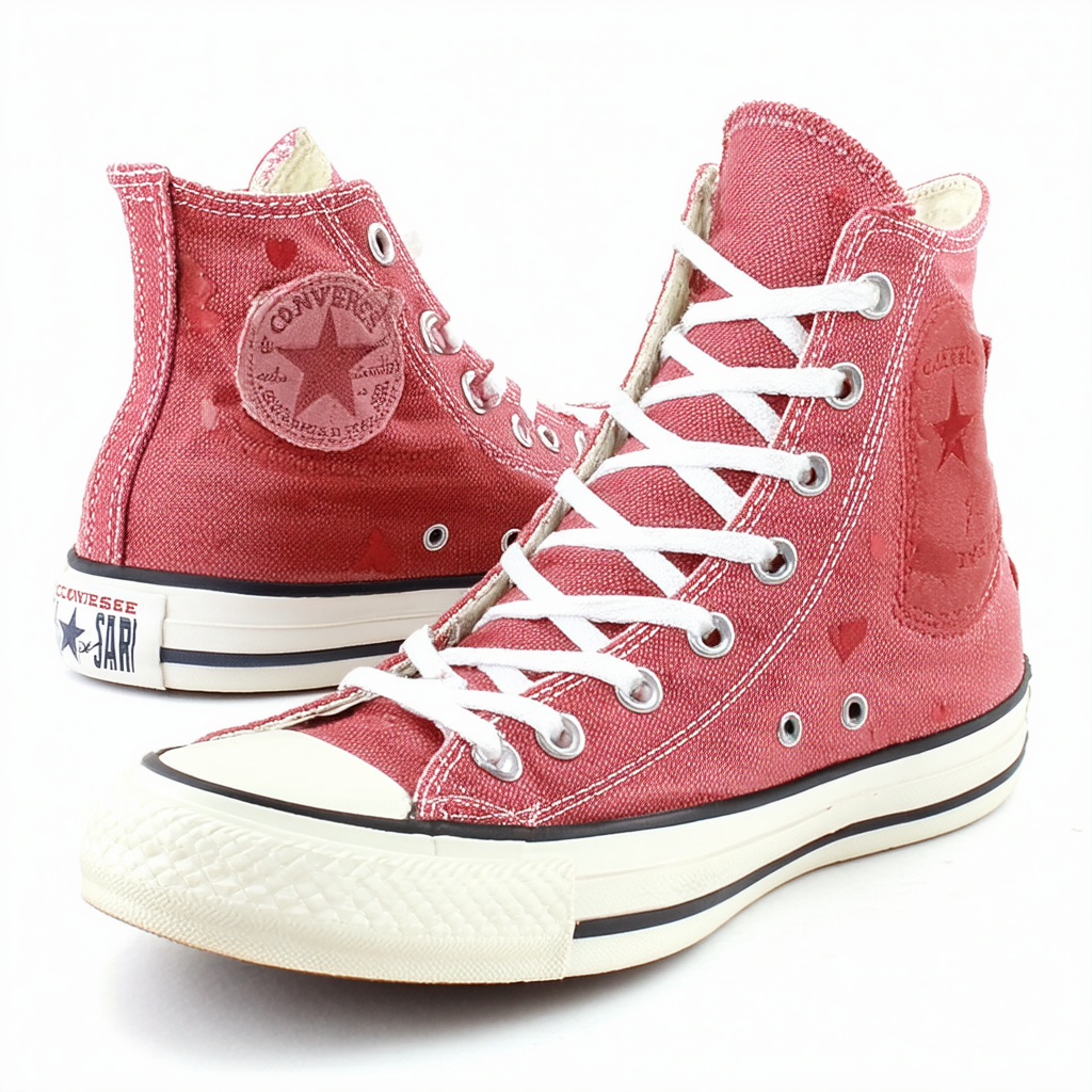 Converse Chuck Taylor All Star Ladies Tri Zip Oxheart High Shoes Size 7