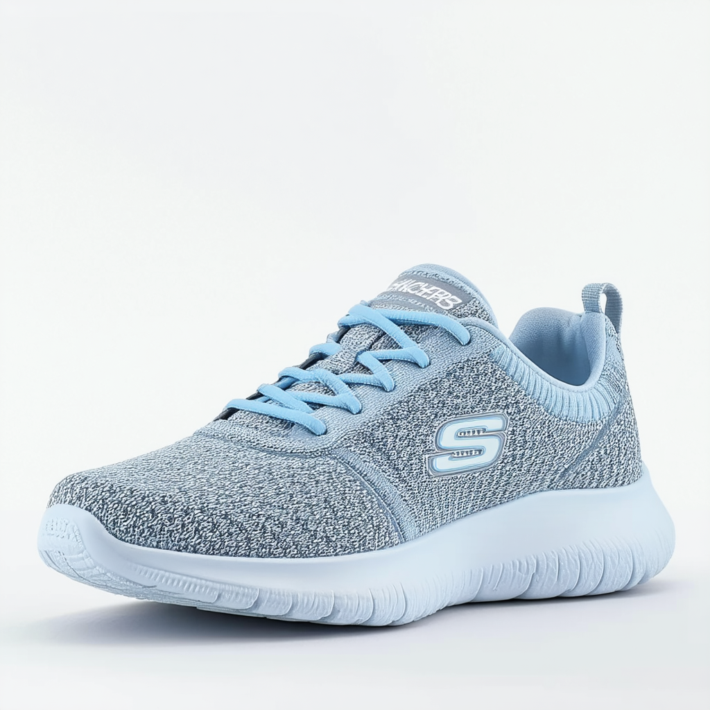 Skechers Women's Relaxed Fit Empire D'Lux Paradise Sky Sneaker