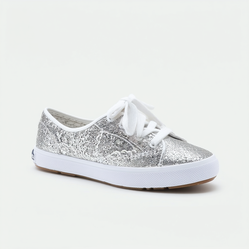 Keds Glam Clip Lace Sneaker (Little Kid/Big Kid)