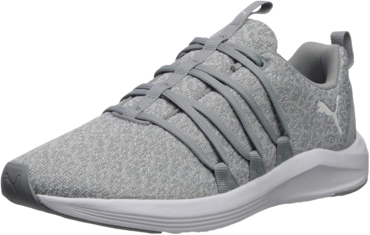 PUMA Women's Prowl Alt Knit Sneaker, Quarry White, 11 M US