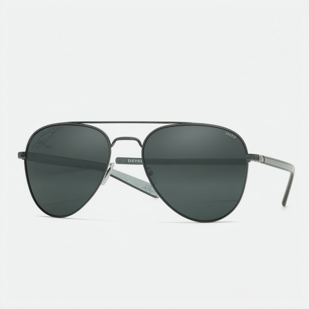 Diesel Men's Dl00195948p Aviator Sunglasses
