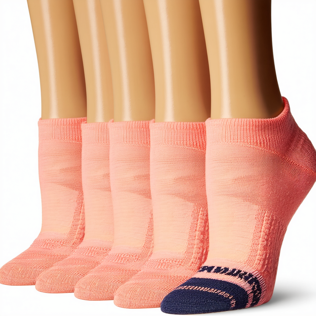 Under Armour Women's Essential 2.0 No Show Socks, 6-Pairs , Peach Frost Assorted , Medium