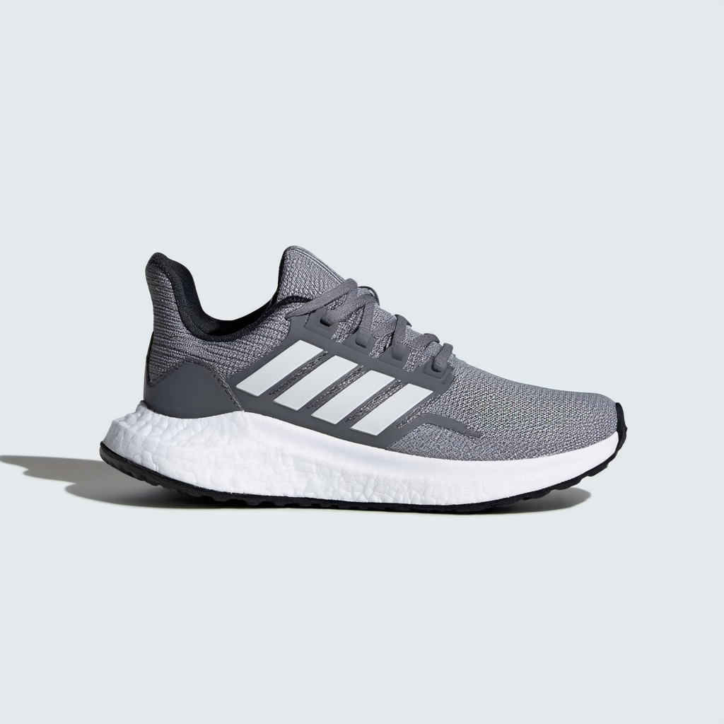 adidas Unisex-Child Fortarun Running Shoe, Grey/White/Black, 11K M US Little Kid